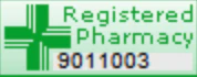 Registered pharmacy badge